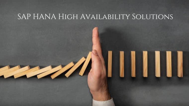 SAP HANA HA Solutions