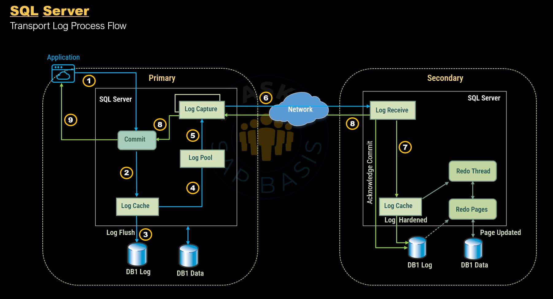 SQL Server Transport Log Process